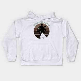 Black Lives Matter 1 by Mrs Green Kids Hoodie